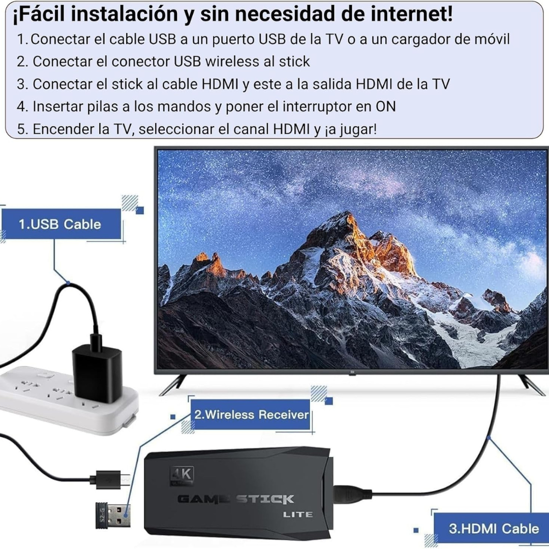 Consola Retro con +10.000 Juegos